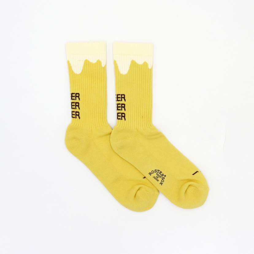 Beer Socks, Yellow