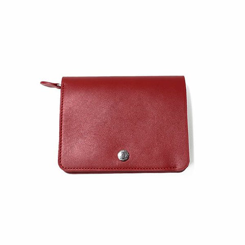 Standard Supply Billfold Flap Wallet, Red
