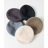 Racal Gima Cotton Beret, Ivory