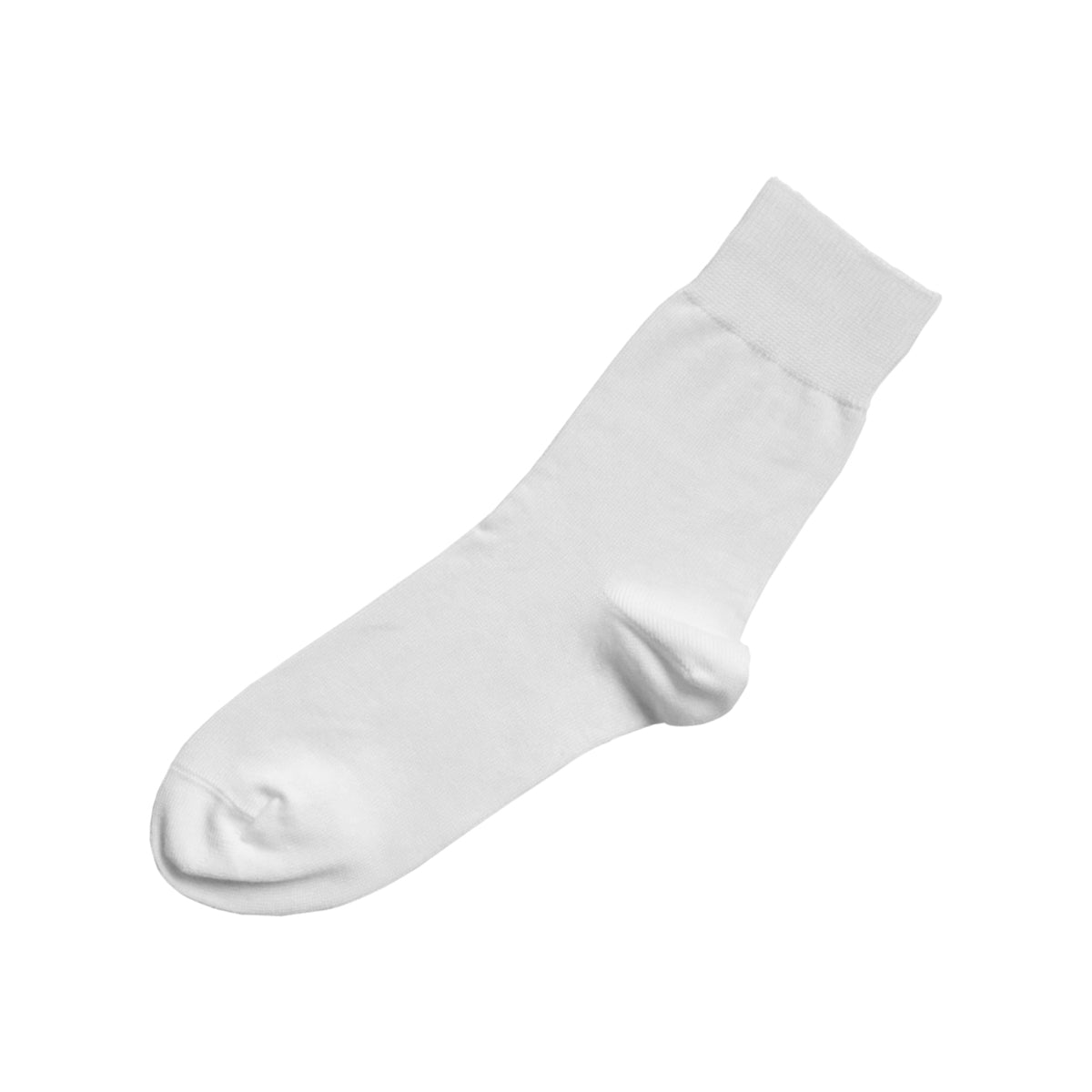 Nishiguchi Kutsushita Women's Egyptian Cotton Plain Socks, Off White