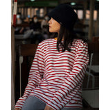 Armor Lux Sailor Tee, White/Dark Red