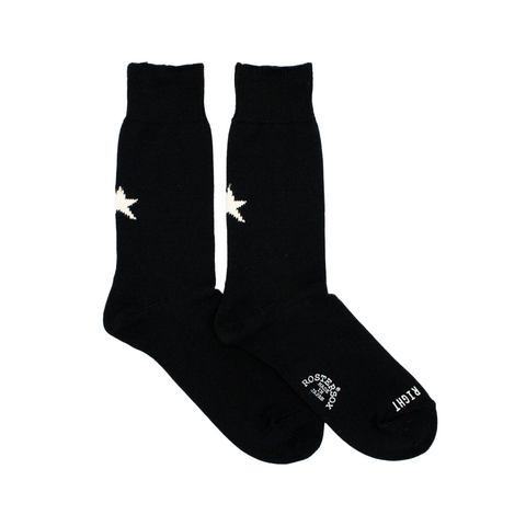 Roster Sox Star by X Socks, Black