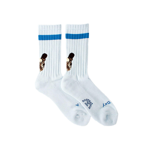 Roster Sox Dog Socks, Blue