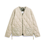 Taion Military Zip Down Jacket, Creme