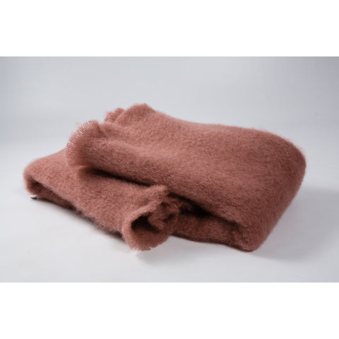 Mantas Ezcaray Mohair Foulard, Brick – Peacher