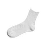 Nishiguchi Kutsushita Linen Ribbed Socks, Off White