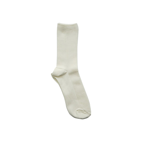 Hakne American Sea Island Cotton Socks, Ivory