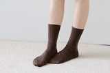 Hakne Smooth Silk Socks, Black