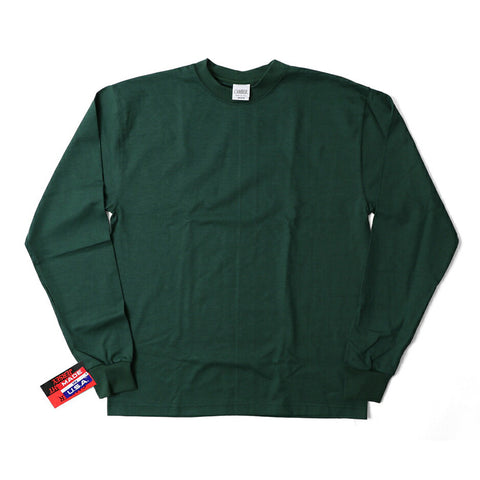 Camber 8oz Long Sleeve Tee, Dark Green
