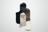Hakne Smooth Silk Socks, Off White