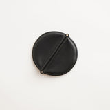 i ro se Fold Round Coin Case, Black
