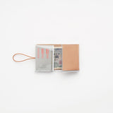 i ro se PVC Seamless Compact Wallet, Nude