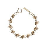 Justine Clenquet Daria Bracelet, Pale Gold