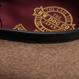 H.W. Dog & Co. Leather Beret 63, Olive