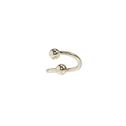 Justine Clenquet Selma Ring, Pale Gold