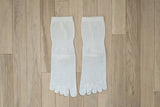Memeri Silk Cotton Five Finger Socks, Natural