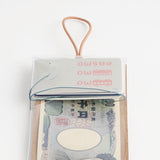 i ro se PVC Seamless Compact Wallet, Nude