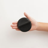 i ro se Fold Round Coin Case, Black