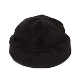 Cableami Boa Fleece Hat, Black