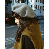 Shetland Woollen Co. Shaggy Dog Sweater, Dark Olive