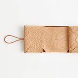 i ro se Seamless Compact Wallet, Wood