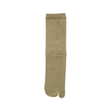Memeri Giza Cotton Tabi Socks, Beige