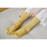 Memeri Giza Cotton Tabi Socks, Beige