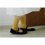 Memeri Giza Cotton Tabi Socks, Yellow