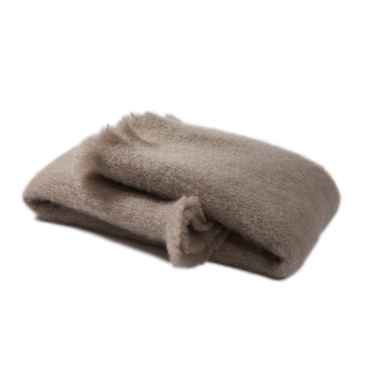 Mantas Ezcaray Mohair Foulard, Taupe