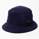 Thing Fabrics Short Pile Bucket Hat, Navy